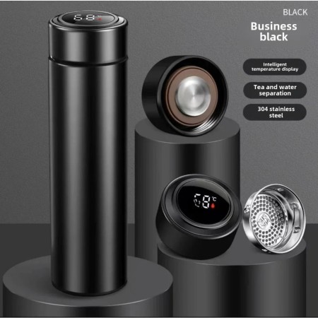 Temperature Display Thermos Water Bottle (500ml)